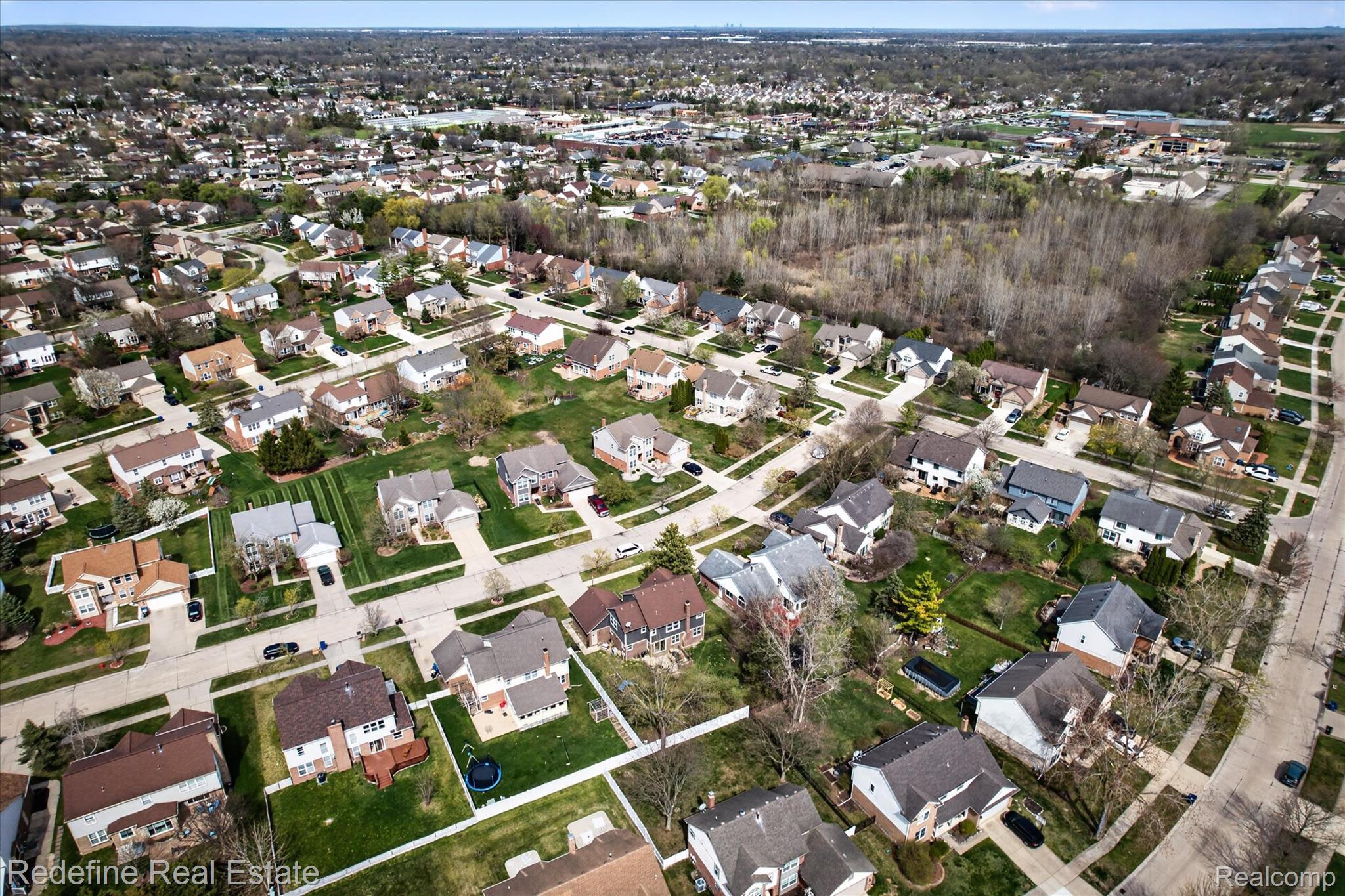 45663 Radnor Road Canton, MI 48187 - Photo 38 of 51 Aerial overview of property's location featuring nearby suburban area