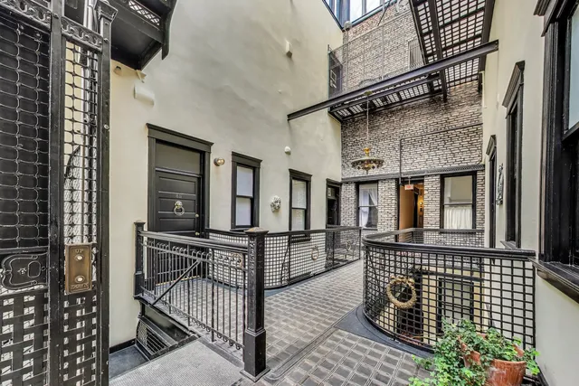 an outdoor view of a building