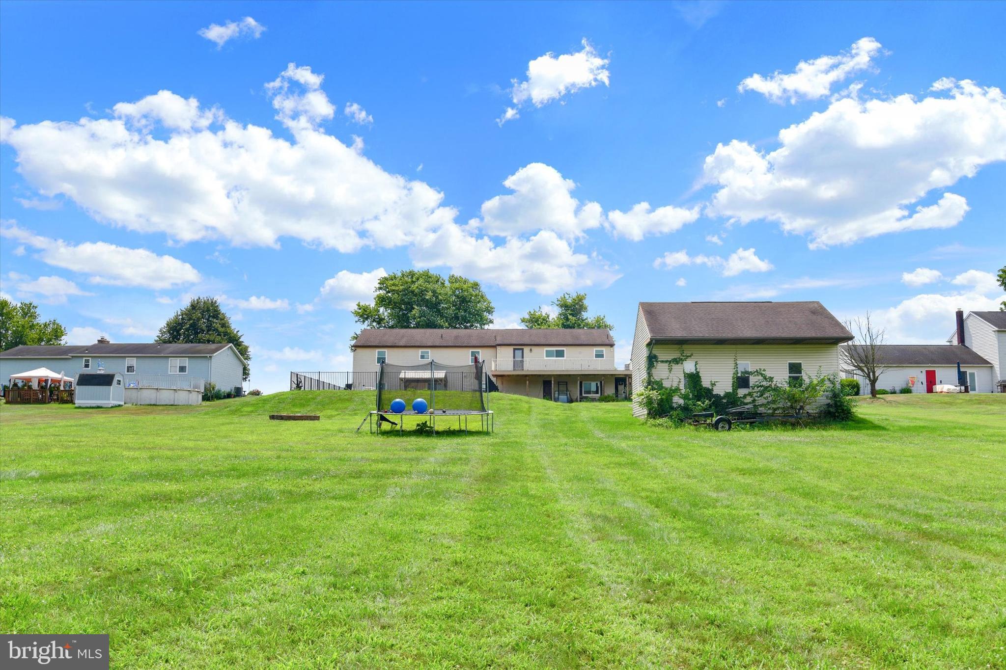 8806 Devonshire Heights Road Hummelstown, PA 17036 - Photo 42 of 45 Back View of Home & Garage/Workshop