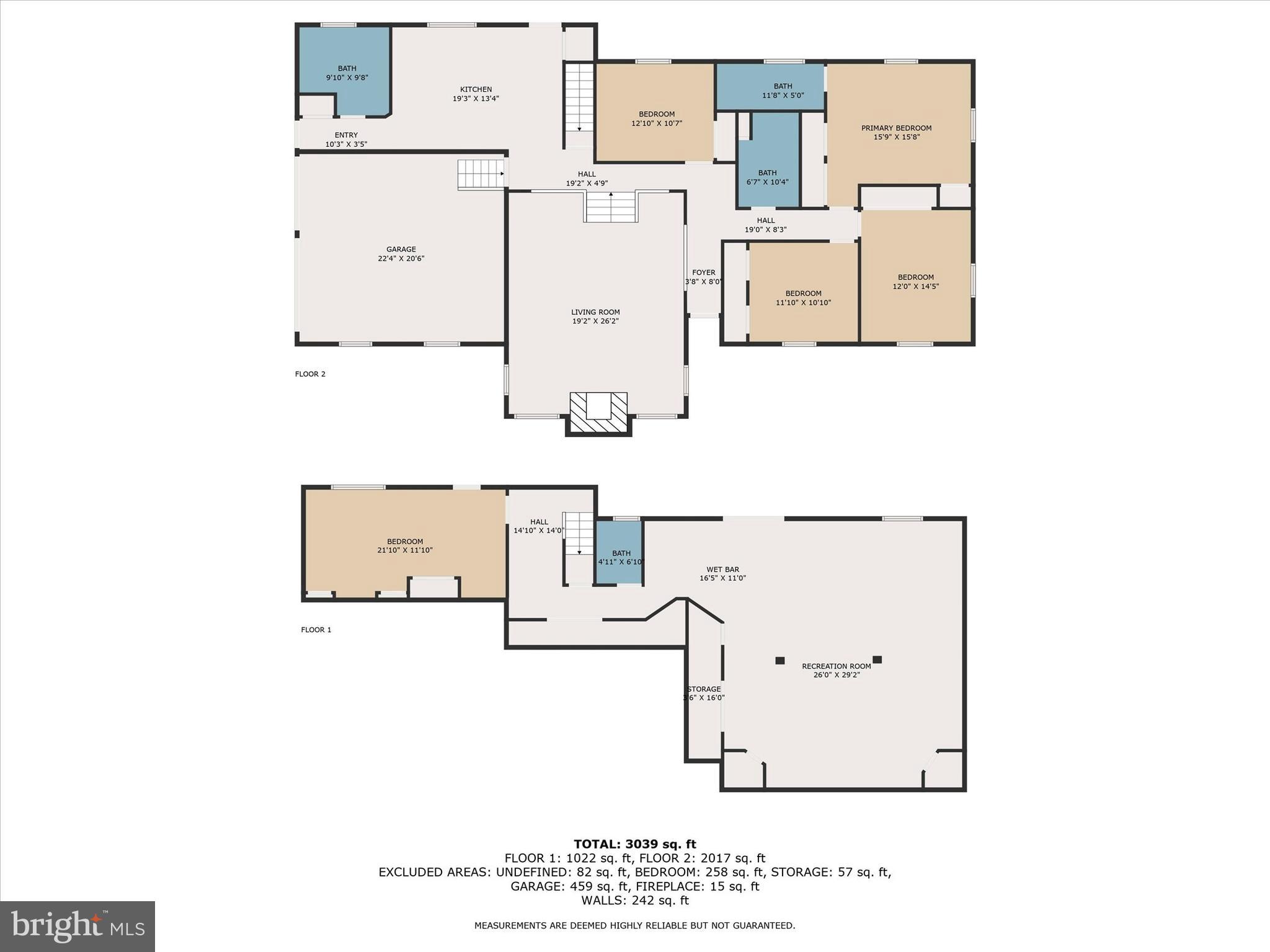 8806 Devonshire Heights Road Hummelstown, PA 17036 - Photo 43 of 45 Floorplan - All Levels