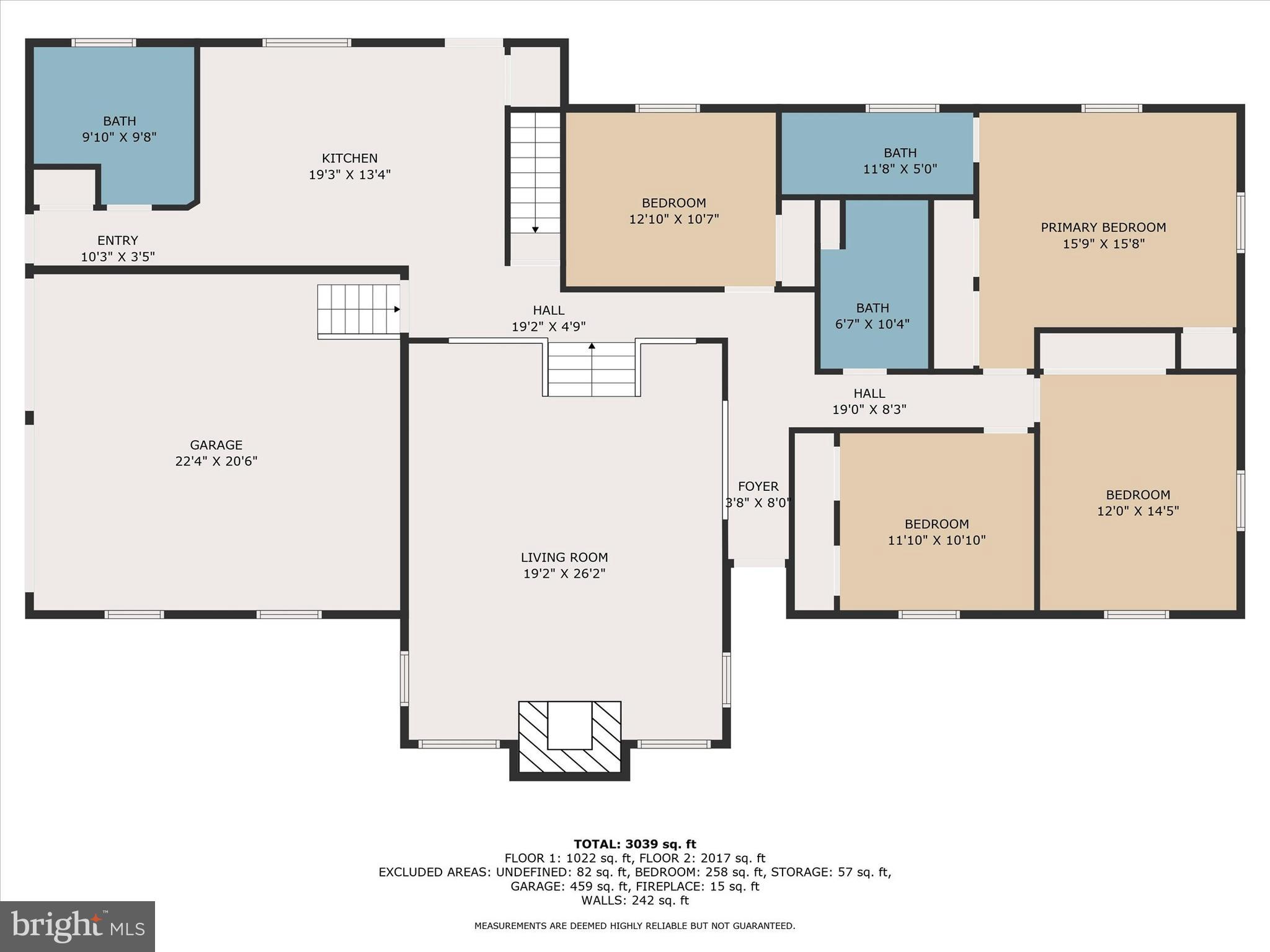 8806 Devonshire Heights Road Hummelstown, PA 17036 - Photo 44 of 45 Floorplan - Main Level