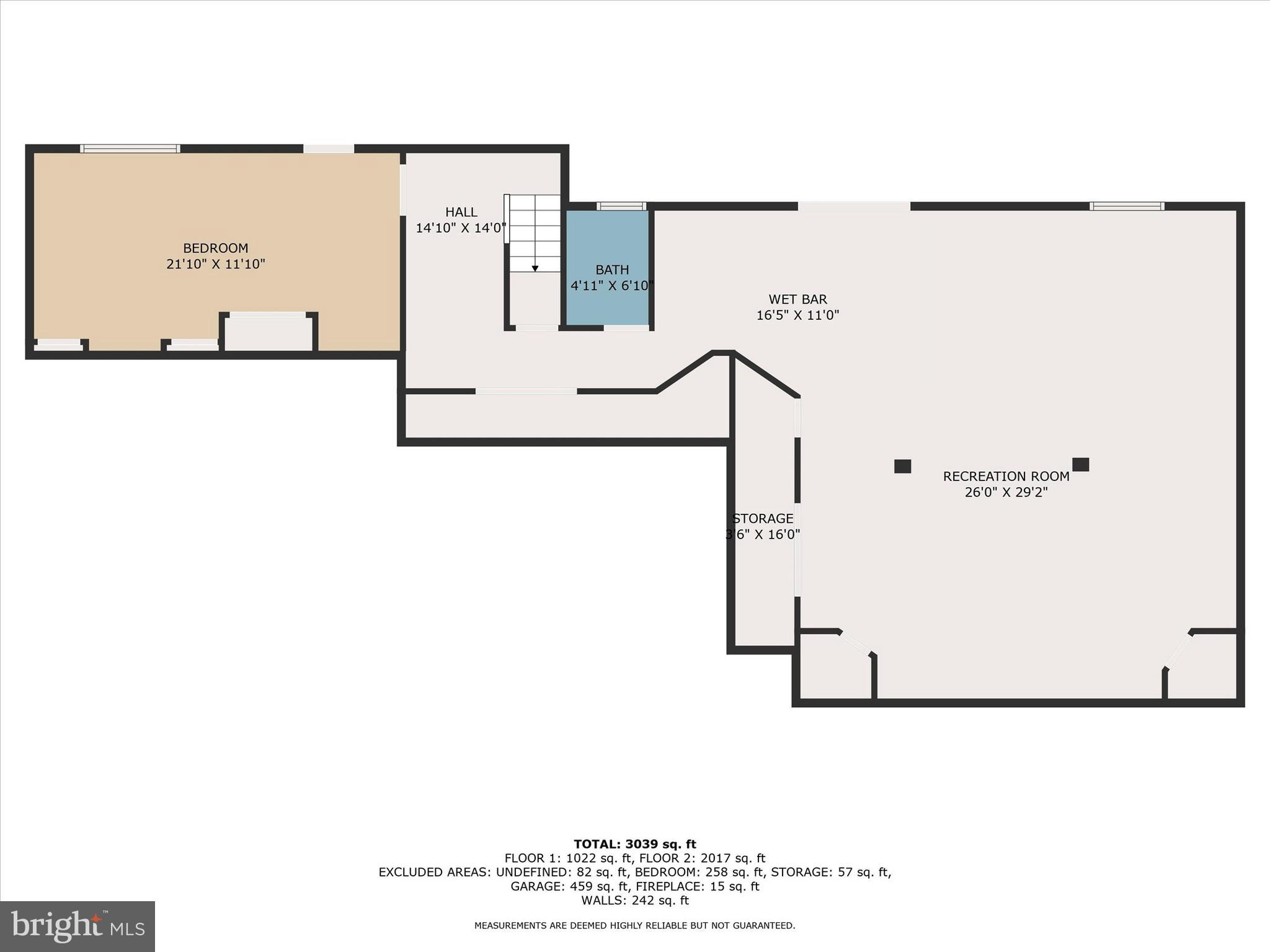 8806 Devonshire Heights Road Hummelstown, PA 17036 - Photo 45 of 45 Floorplan - Lower Level