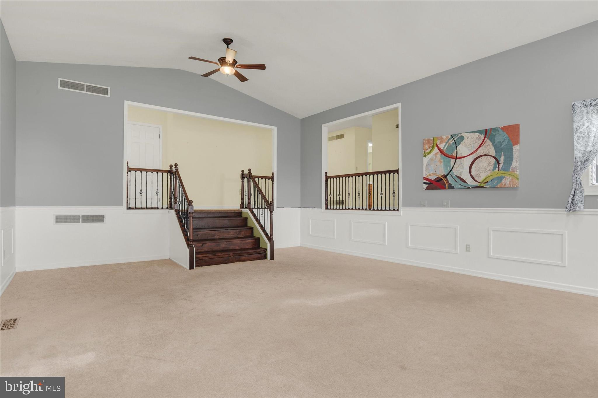 8806 Devonshire Heights Road Hummelstown, PA 17036 - Photo 7 of 45 Sunken Living Room Stairs