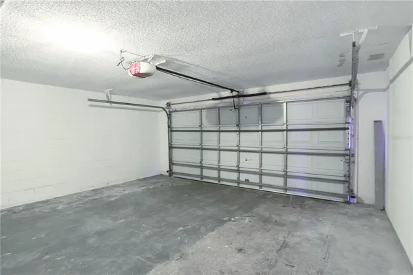a view of a garage