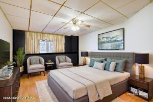 17 Cricket Hill Road Hawley, PA 18428 - Photo 66 of 93 a bedroom with furniture and a flat screen tv