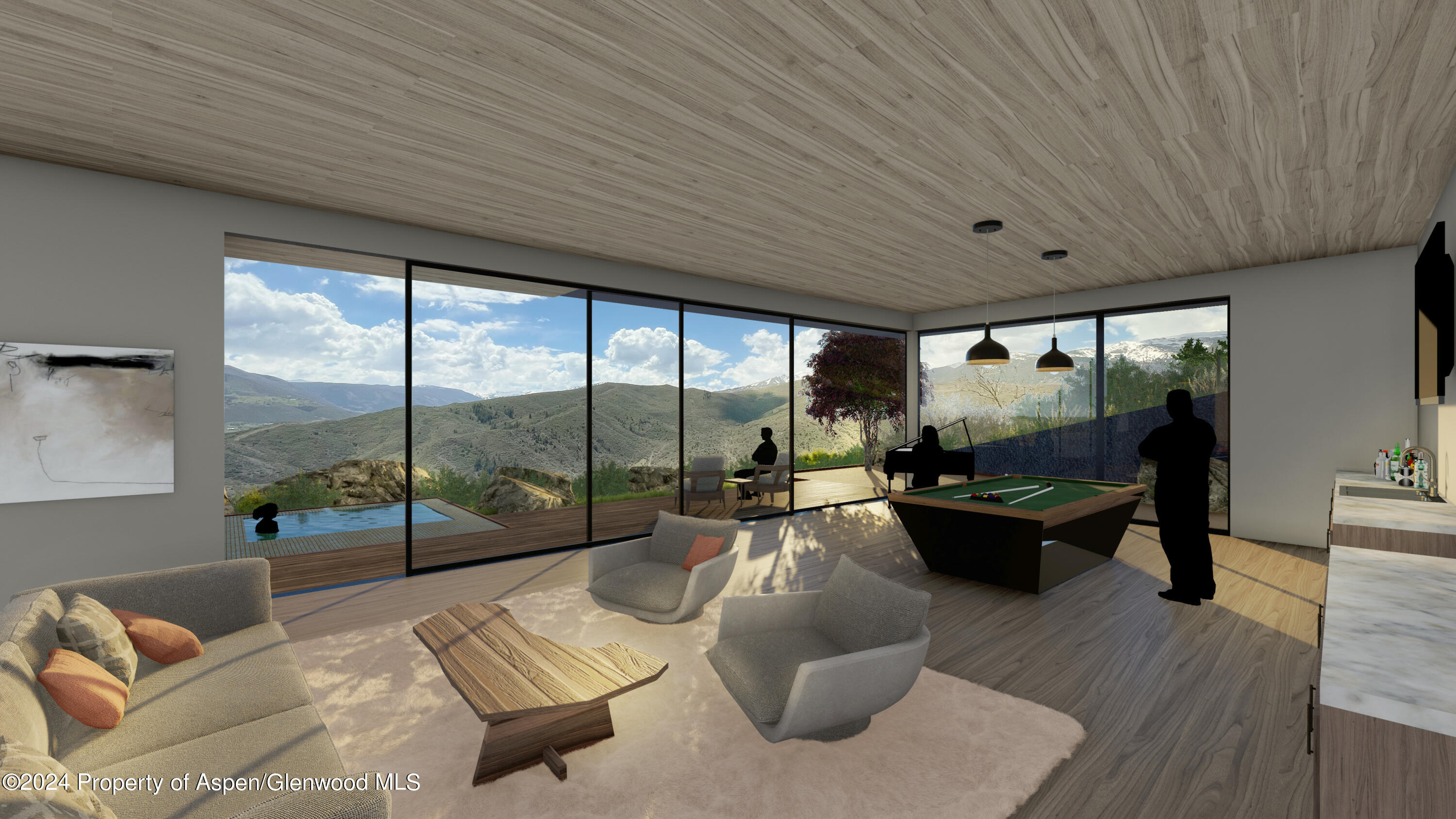 148 Tabula Rasa Lane Aspen, CO 81611 - Photo 6 of 15 a living room with furniture and a large window