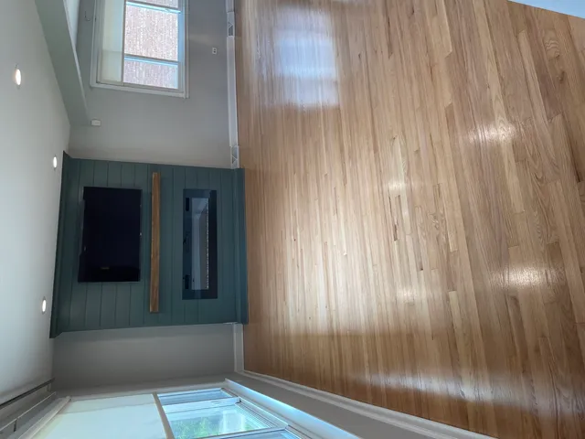 a view of elevator with hallway