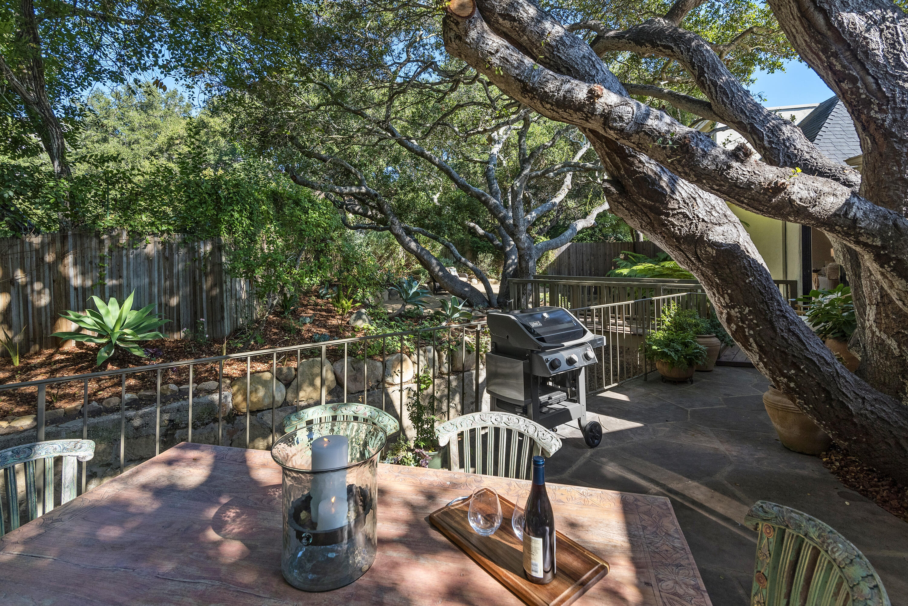 548 San Ysidro Road, Unit 1 Santa Barbara, CA 93108 - Photo 15 of 20 a view of a chairs and table in the balcony