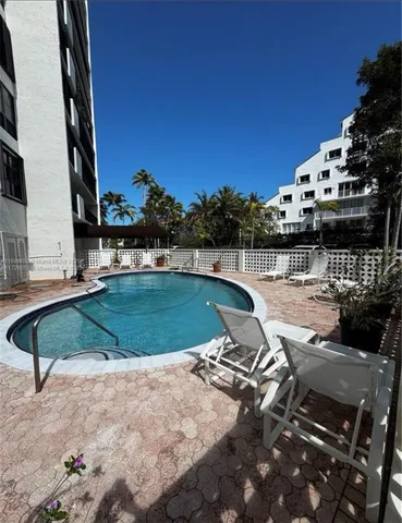 a view of a lake with a nearby beach
