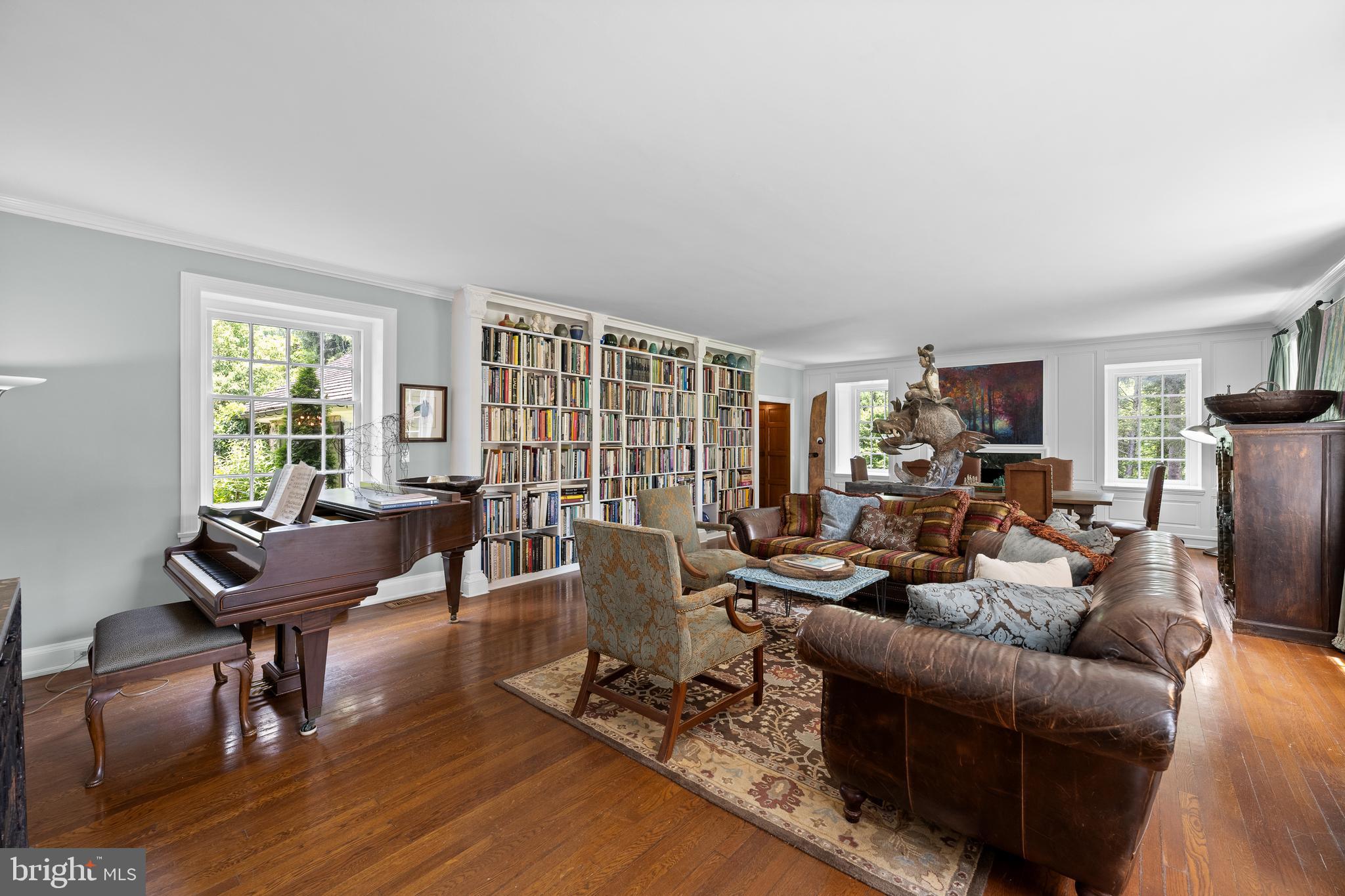 1740 Lenape Road West Chester, PA 19382 - Photo 11 of 120 Living room with Bookcases