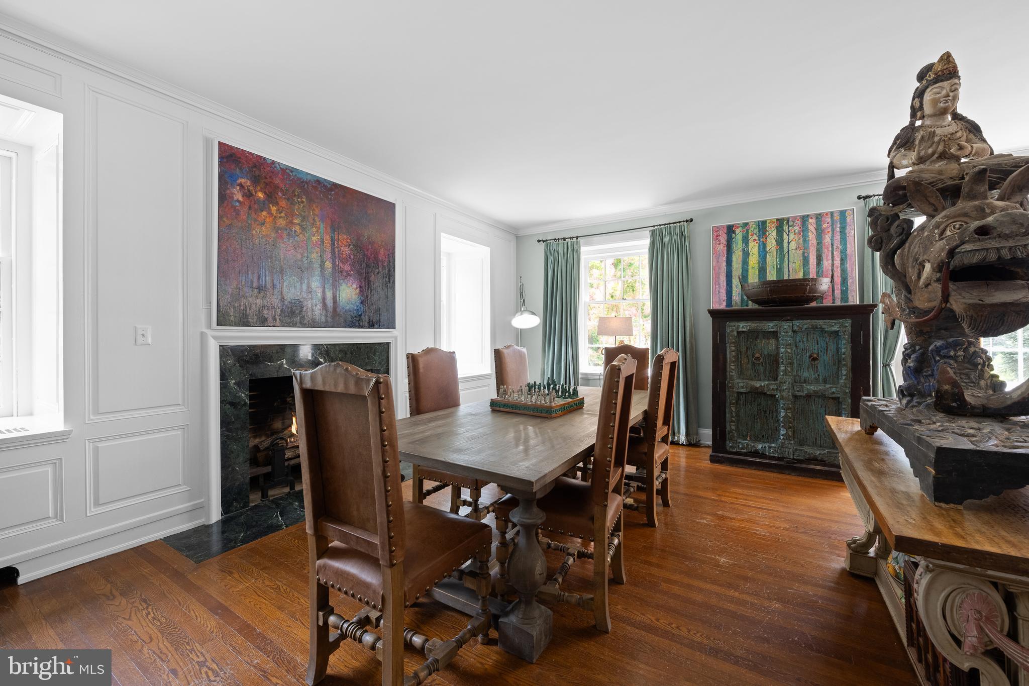 1740 Lenape Road West Chester, PA 19382 - Photo 13 of 120 a view of a dining room with furniture window and wooden floor