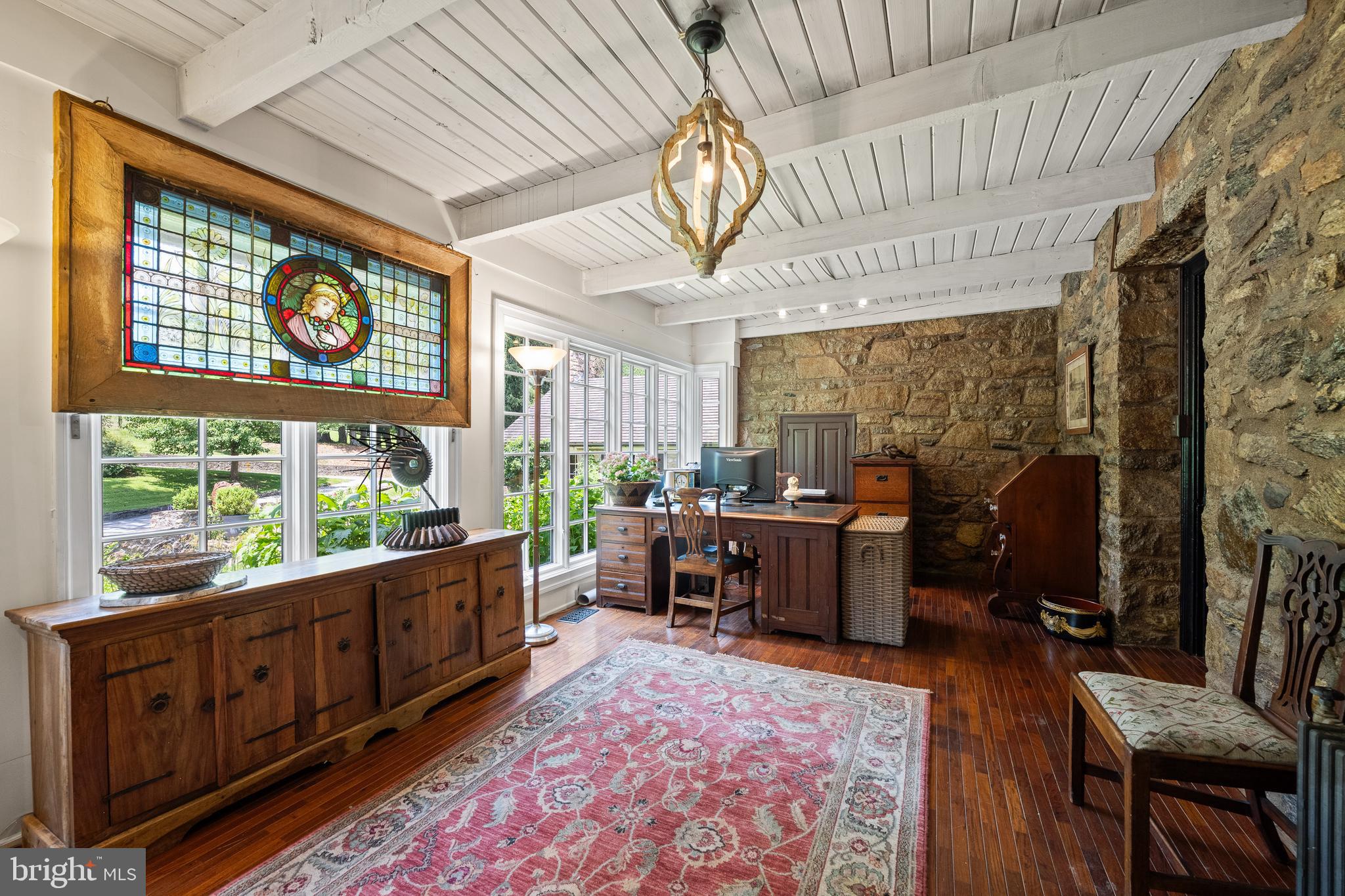 1740 Lenape Road West Chester, PA 19382 - Photo 29 of 120 Stone Walls and Wall of Windows