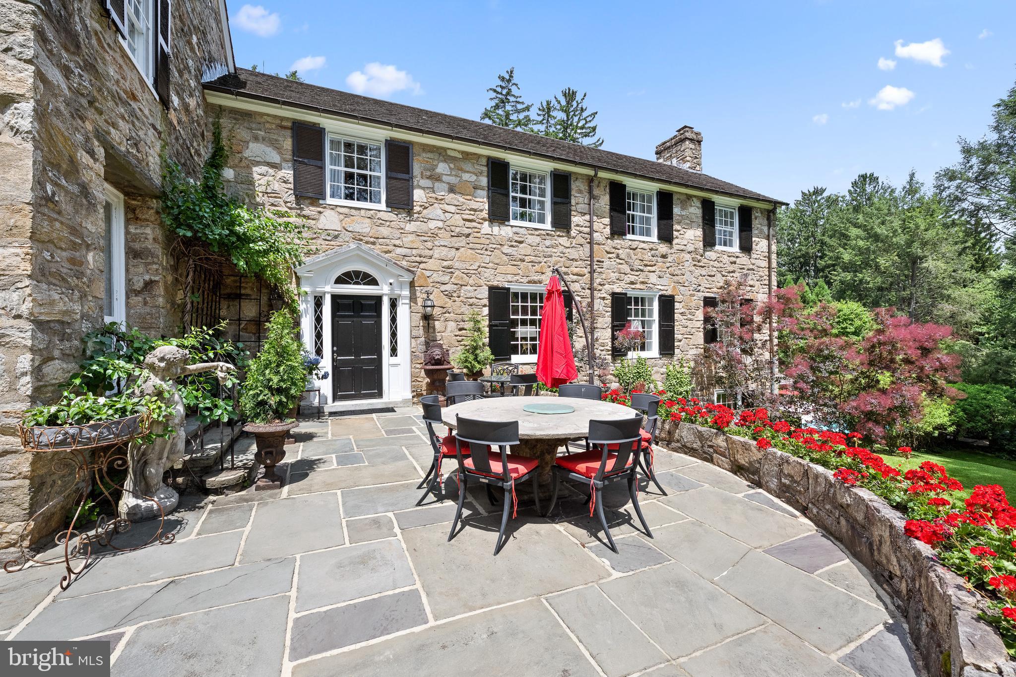 1740 Lenape Road West Chester, PA 19382 - Photo 56 of 120 a view of a dinning tables and chairs in a patio