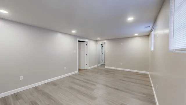 a view of an empty room