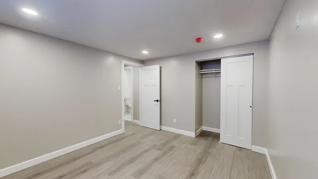 a view of an empty room