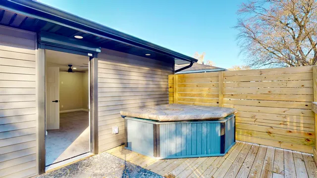 a view of a yard with street