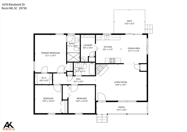 $315,000 | 1676 Randwick Drive, Rock Hill, SC 29730