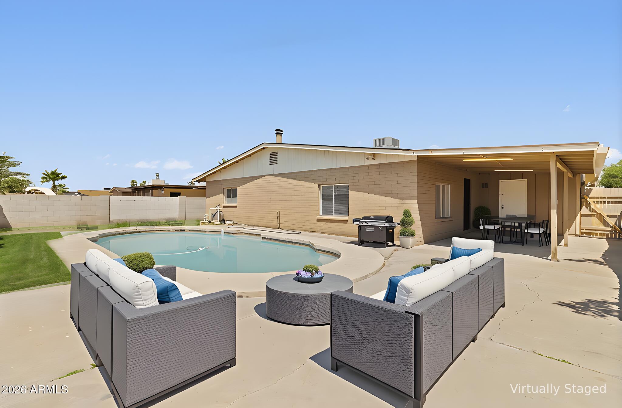8825 West Roma Avenue Phoenix, AZ 85037 - Photo 8 of 21 Backyard w Pool
