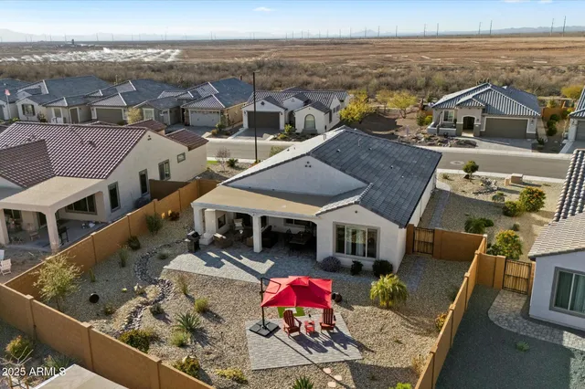 a view of a house with a terrace