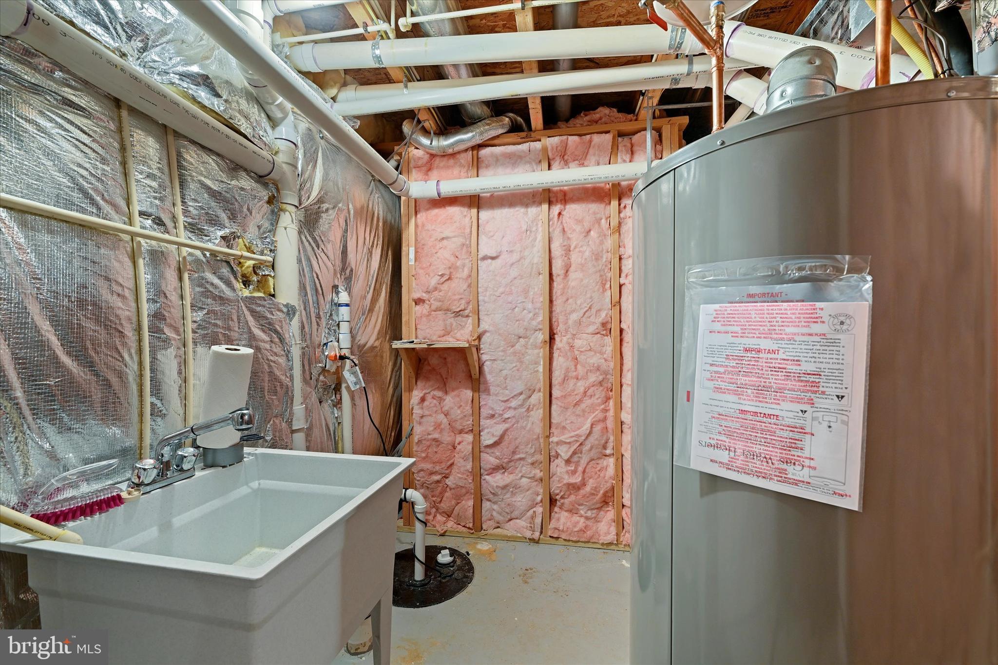 1224 Whetstone Drive Arnold, MD 21012 - Photo 37 of 42 Lower level with new Hot Water Heater & sump pump