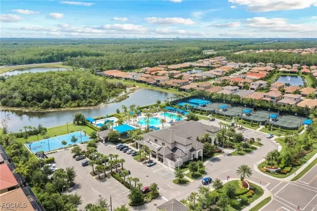 a view of a city with lake