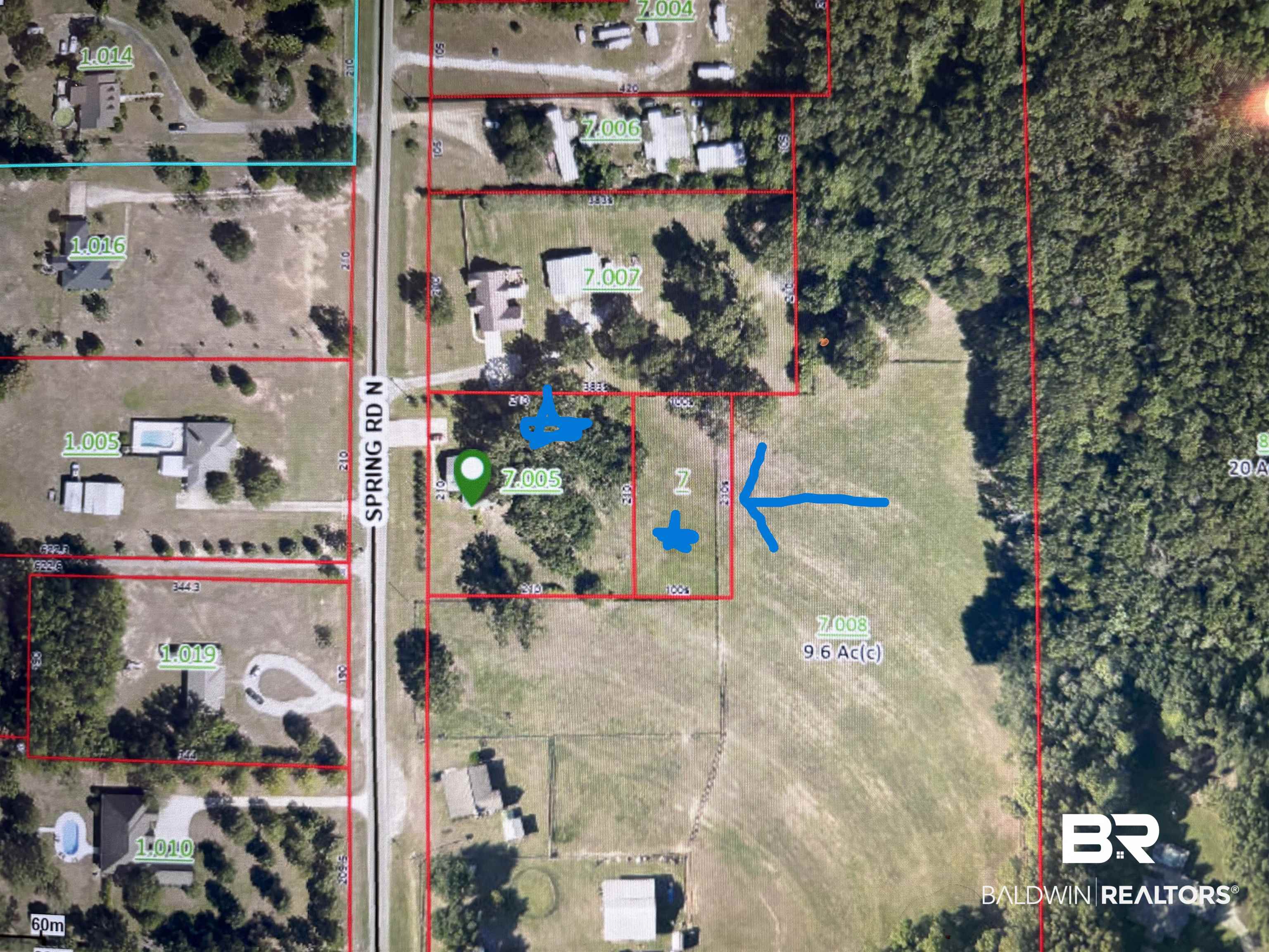 35650 Spring Road North Stapleton, AL 36578 - Photo 67 of 70 Aerial view of property's location
