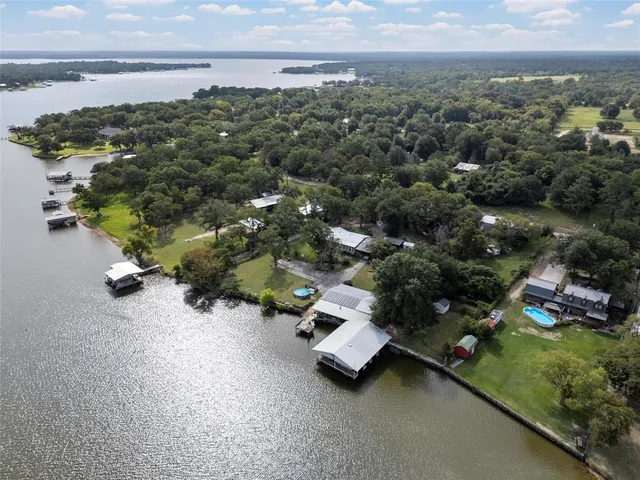 a view of a lake with outdoor space
