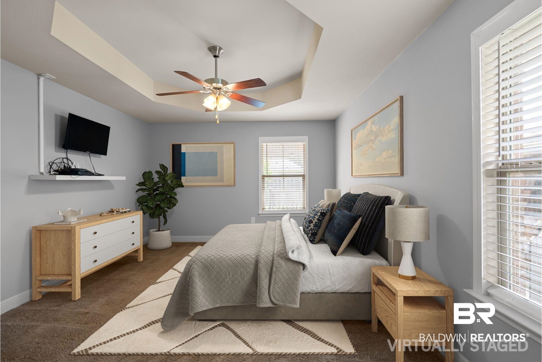 22076 Garland Loop Silverhill, AL 36576 - Photo 25 of 27 Virtually Staged Primary Bedroom