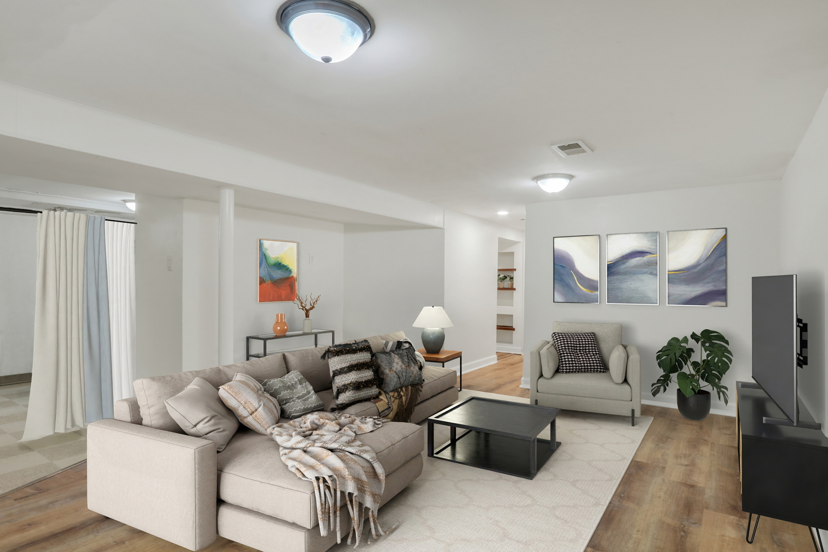 358 Rye Road Mundelein, IL 60060 - Photo 13 of 38 a living room with furniture and a large window