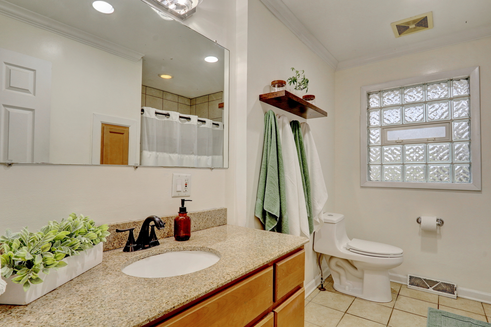 358 Rye Road Mundelein, IL 60060 - Photo 17 of 38 a bathroom with a sink toilet and a mirror