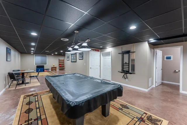 a view of a storage in a room