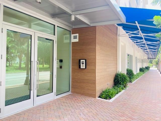 a view of a backyard of a house