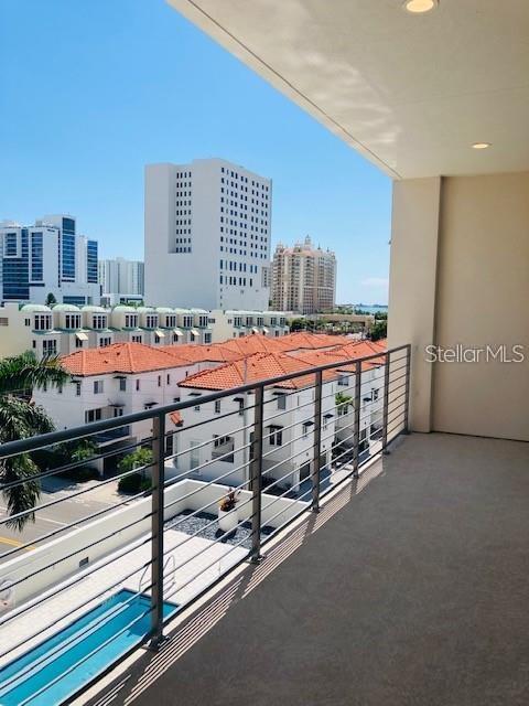 332 Cocoanut Avenue, Unit 505 Sarasota, FL 34236 - Photo 5 of 10 a view of a balcony with an outdoor space