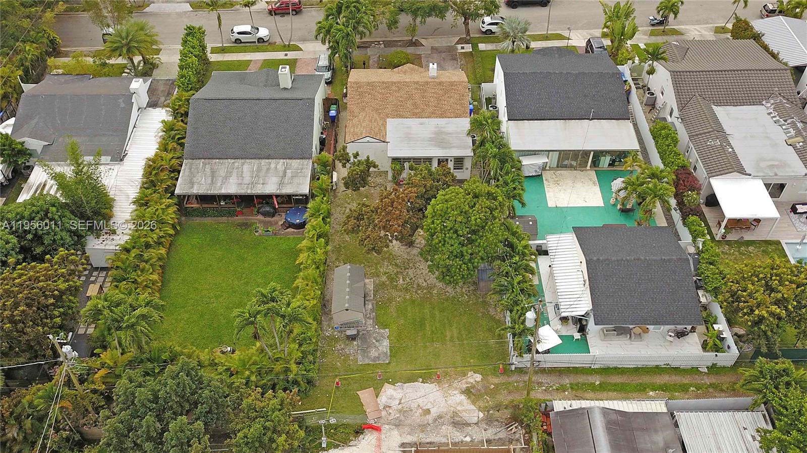 1345 Southwest 17th Street Miami, FL 33145 - Photo 12 of 21 an aerial view of a house with a garden