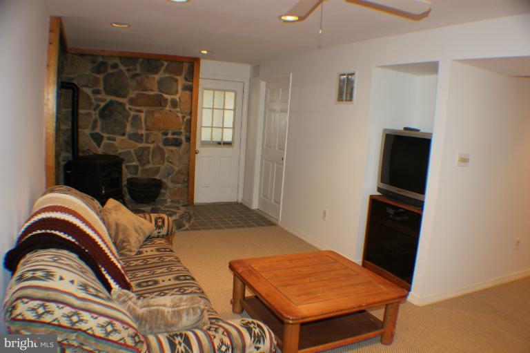 8023 Rocky Run Road Gainesville, VA 20155 - Photo 26 of 30 Lower Level Rec Room w/Pellet Stove