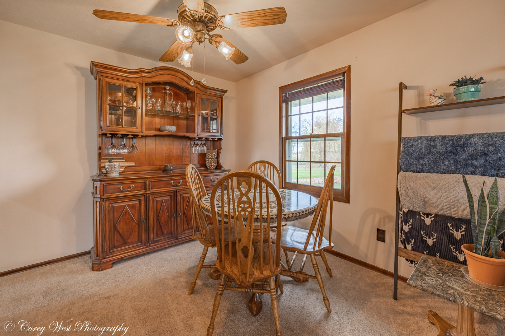 6790 Cherry Valley Road Kingston, IL 60145 - Photo 8 of 44 a view of a dining room with furniture window and outside view
