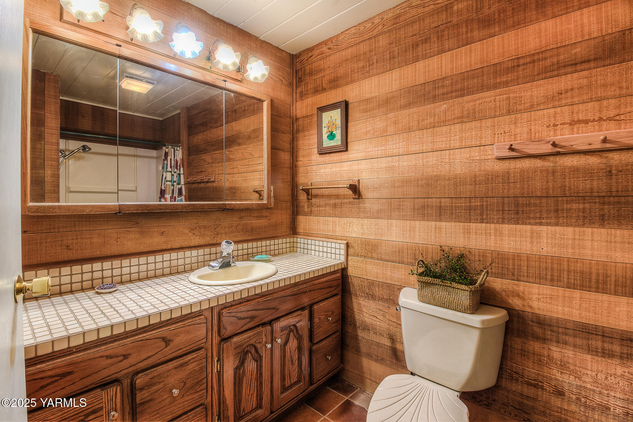 541 Basalt Springs Way Yakima, WA 98908 - Photo 35 of 51 a bathroom with a granite countertop toilet sink and mirror