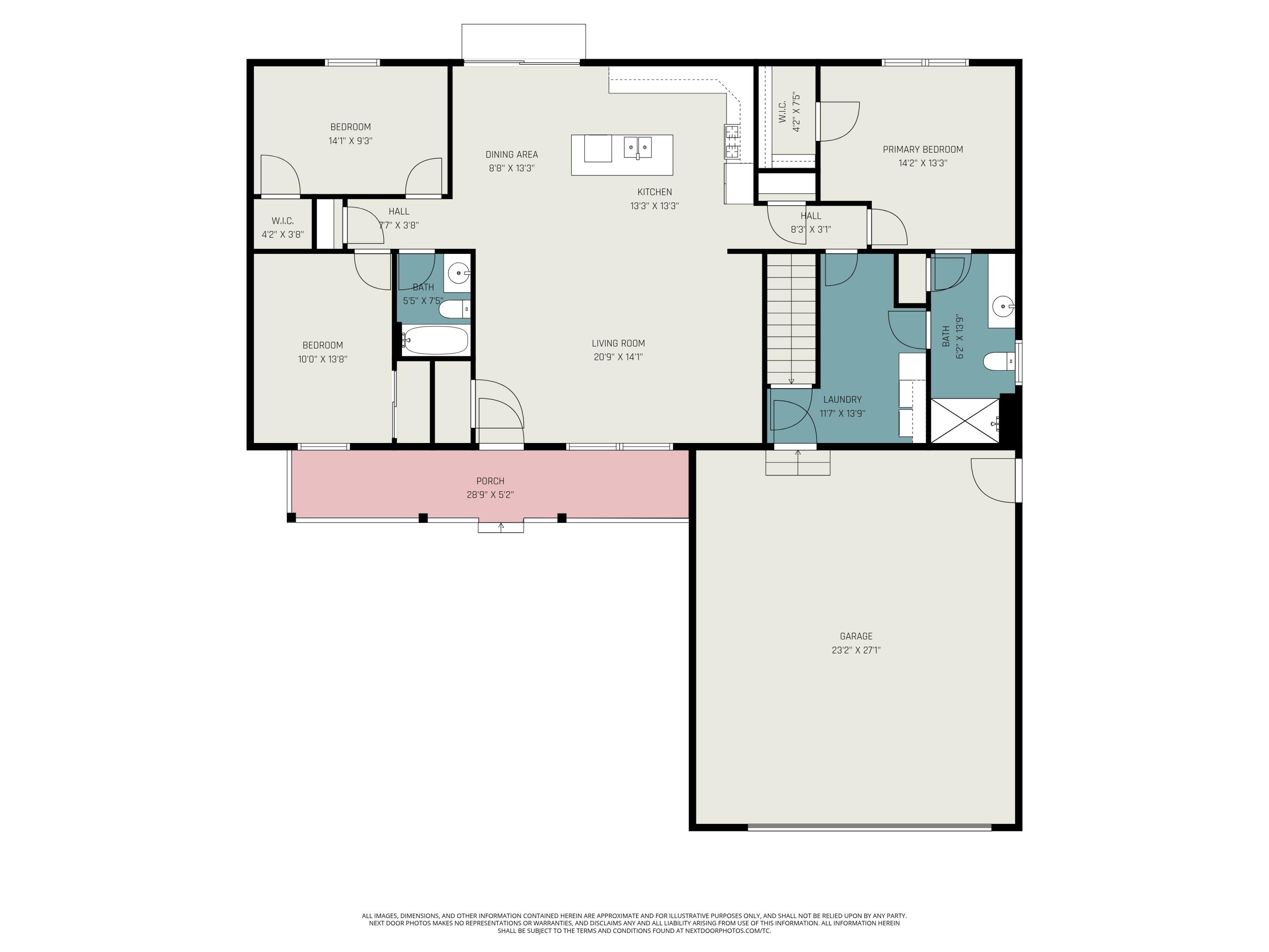 135 Jeremy Street Constantine, MI 49042 - Photo 62 of 63 Main level floorplan