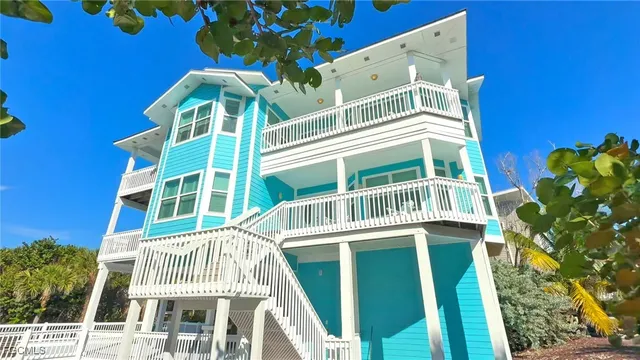 a front view of a building