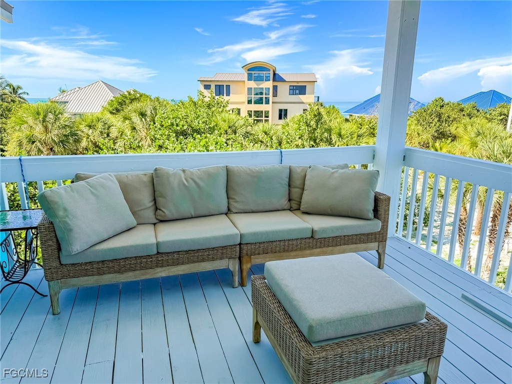4560 Conch Shell Drive Upper Captiva, FL 33924 - Photo 40 of 50 a view of a roof deck with couches