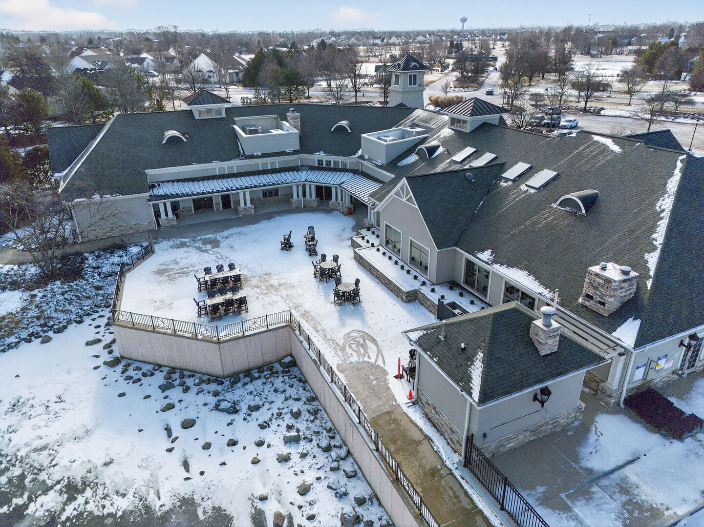 1596 Ludington Circle Romeoville, IL 60446 - Photo 35 of 37 an aerial view of a house with a big yard