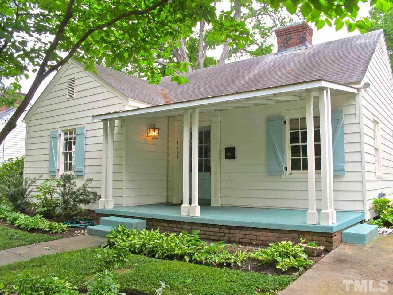 1607 Carson Street Raleigh, NC 27608 - Photo 16 of 16 a front view of a house with garden