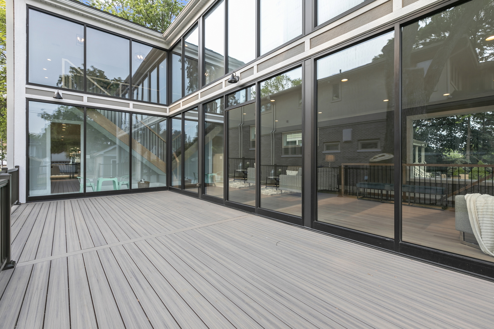 220 Spring Avenue Naperville, IL 60540 - Photo 47 of 52 a view of interior space with wooden deck and floor