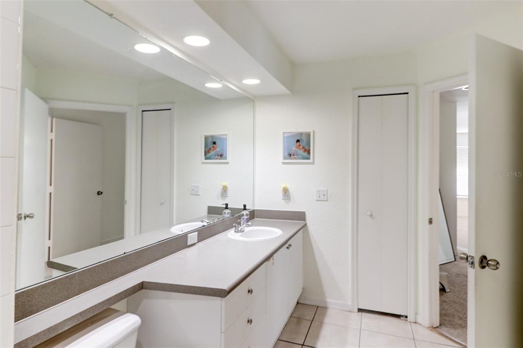 4004 Foxtail Palm Court, Unit 4004 Tampa, FL 33624 - Photo 25 of 49 a bathroom with a sink and a mirror