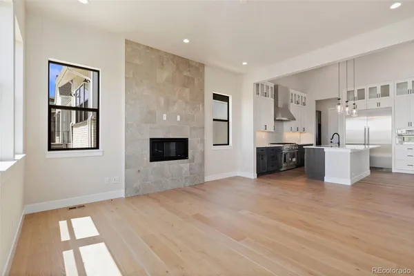 a view of kitchen with furniture and window