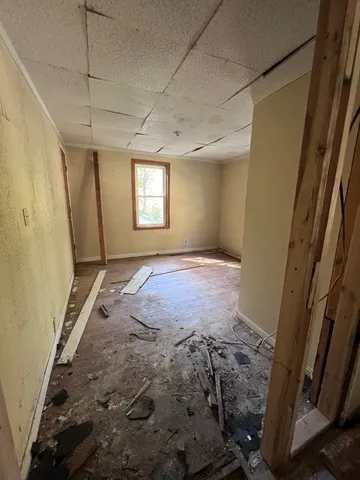 a view of empty room