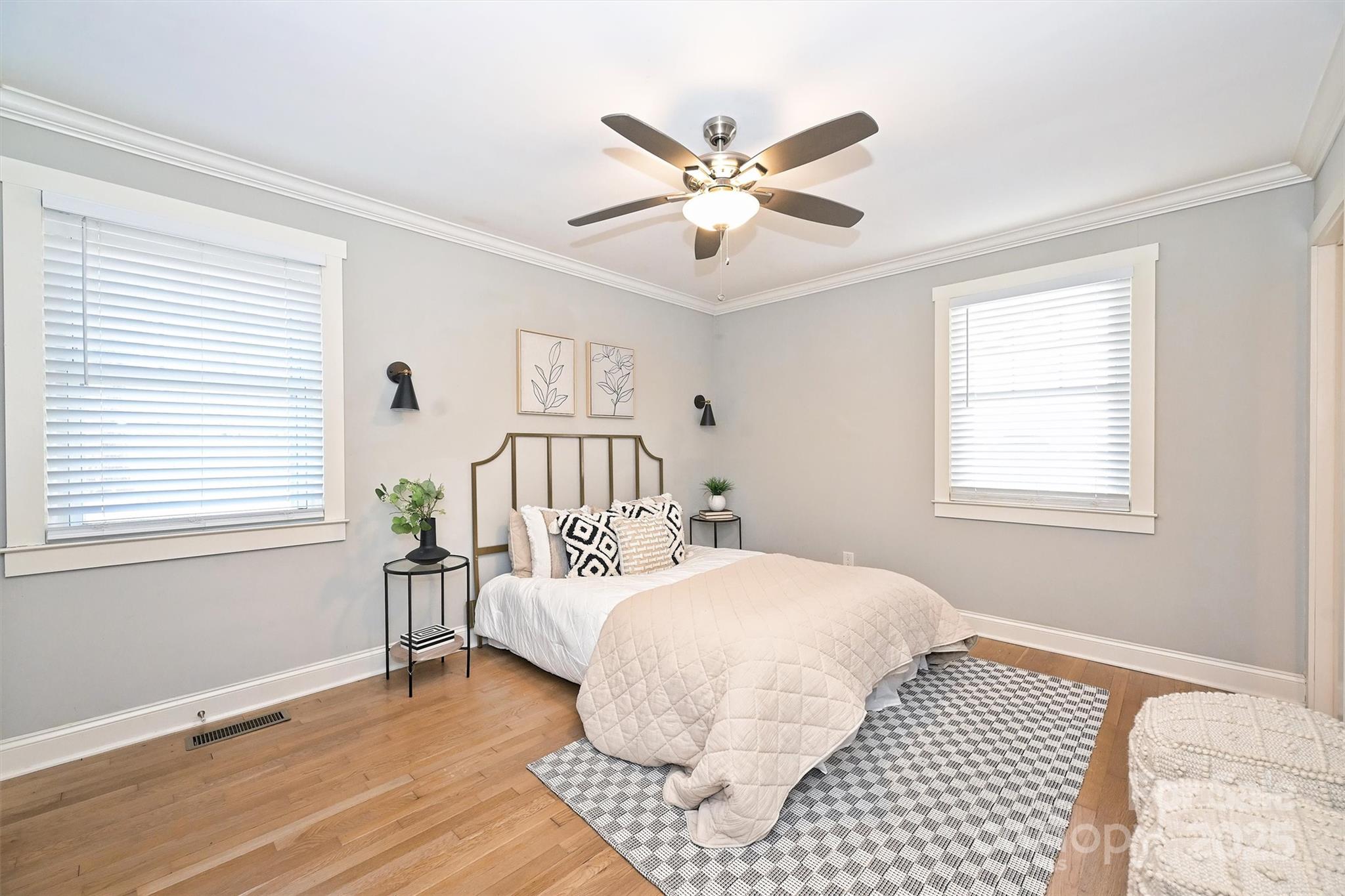 532 Scaleybark Road Charlotte, NC 28209 - Photo 12 of 29 a bedroom with a large bed and a window