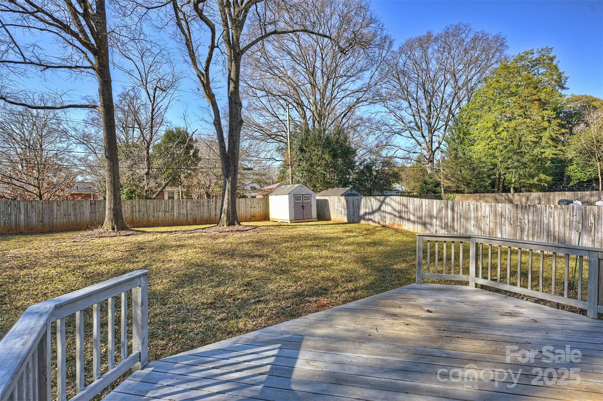 532 Scaleybark Road Charlotte, NC 28209 - Photo 22 of 29 a view of a yard with wooden fence