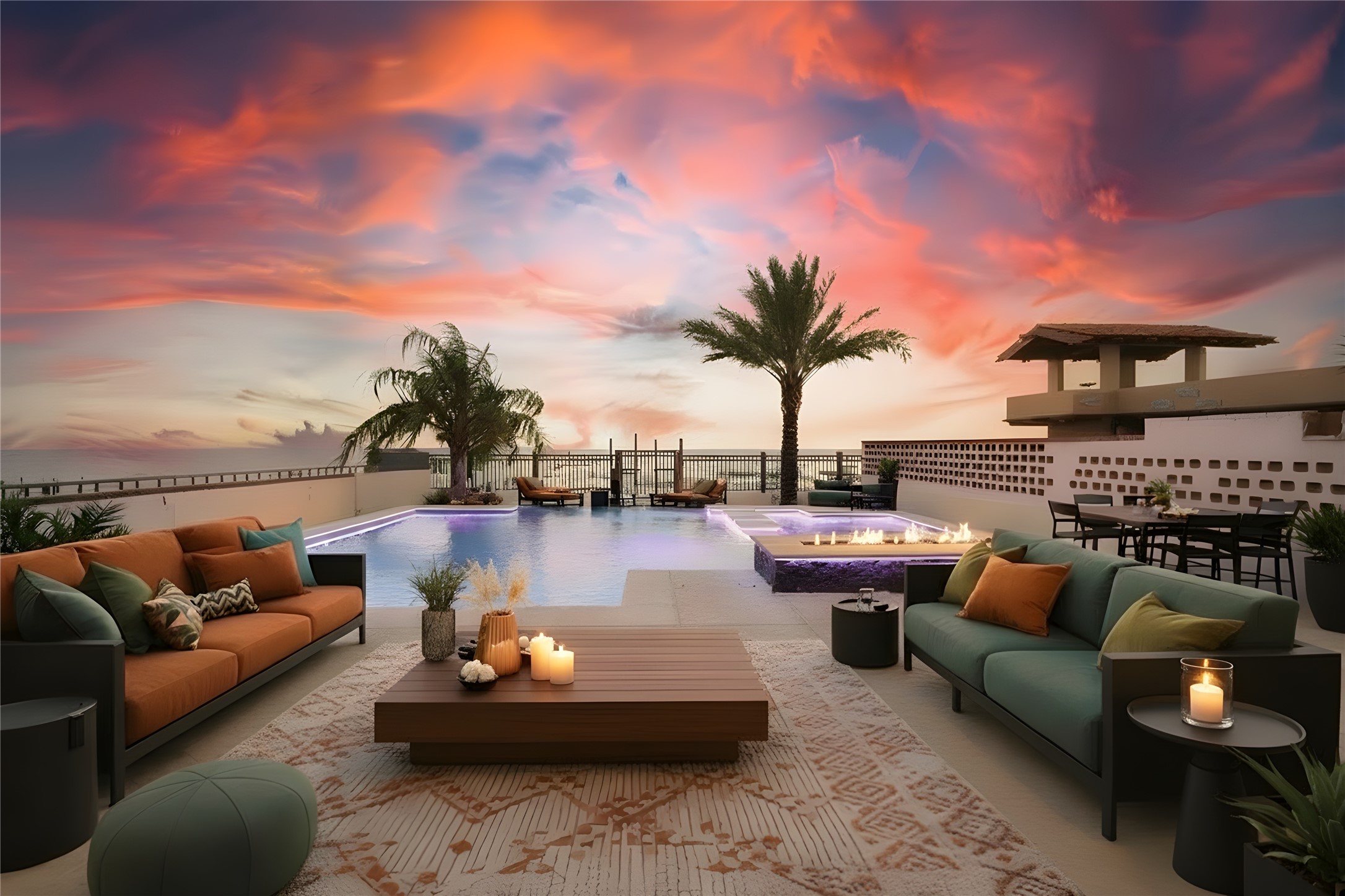 1918 Todville Road Seabrook, TX 77586 - Photo 2 of 41 Experience the tranquility of living on Galveston Bay from the resort style pool area.