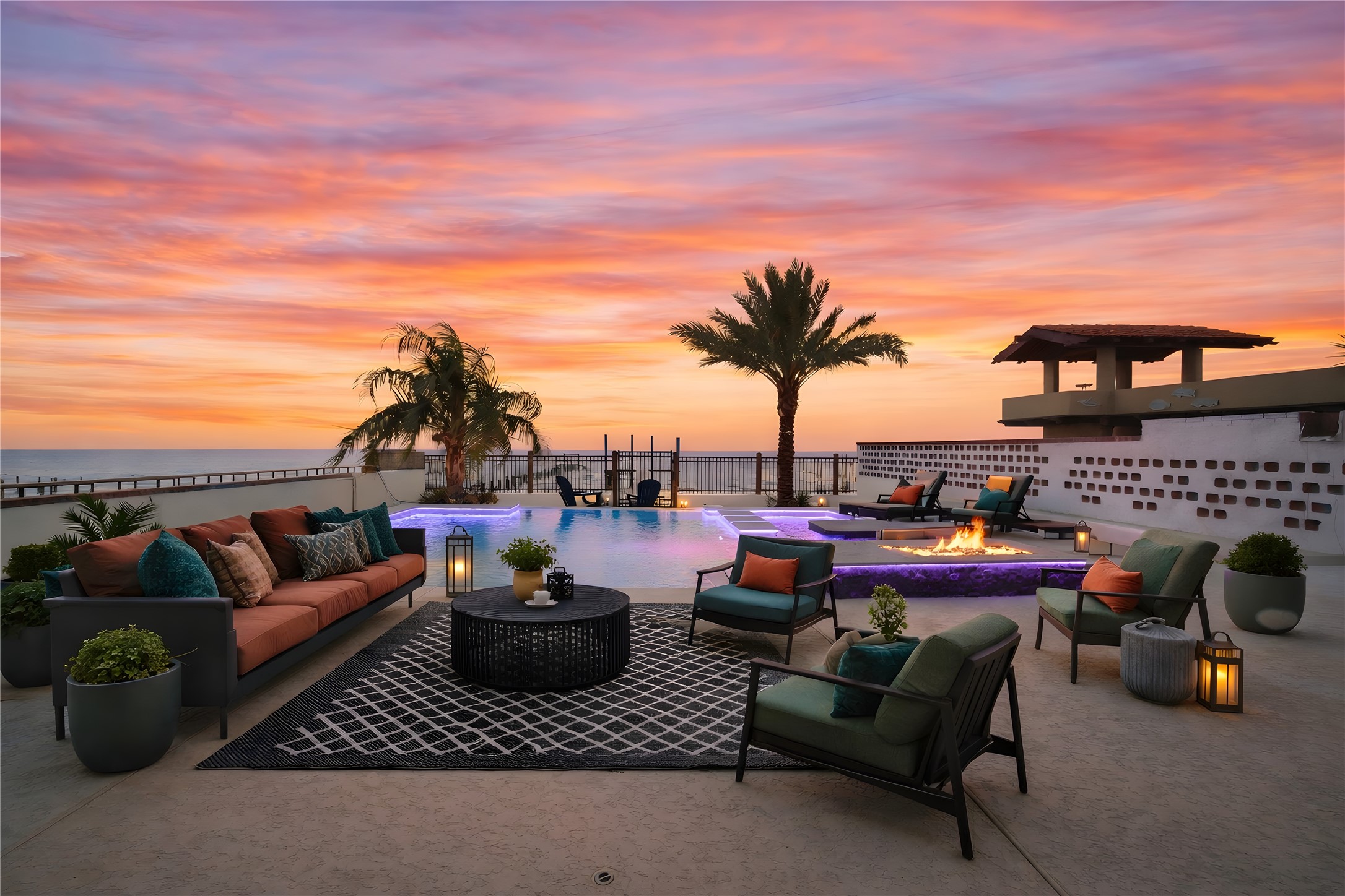 1918 Todville Road Seabrook, TX 77586 - Photo 3 of 41 Experience the tranquility of living on Galveston Bay from the resort style pool area.